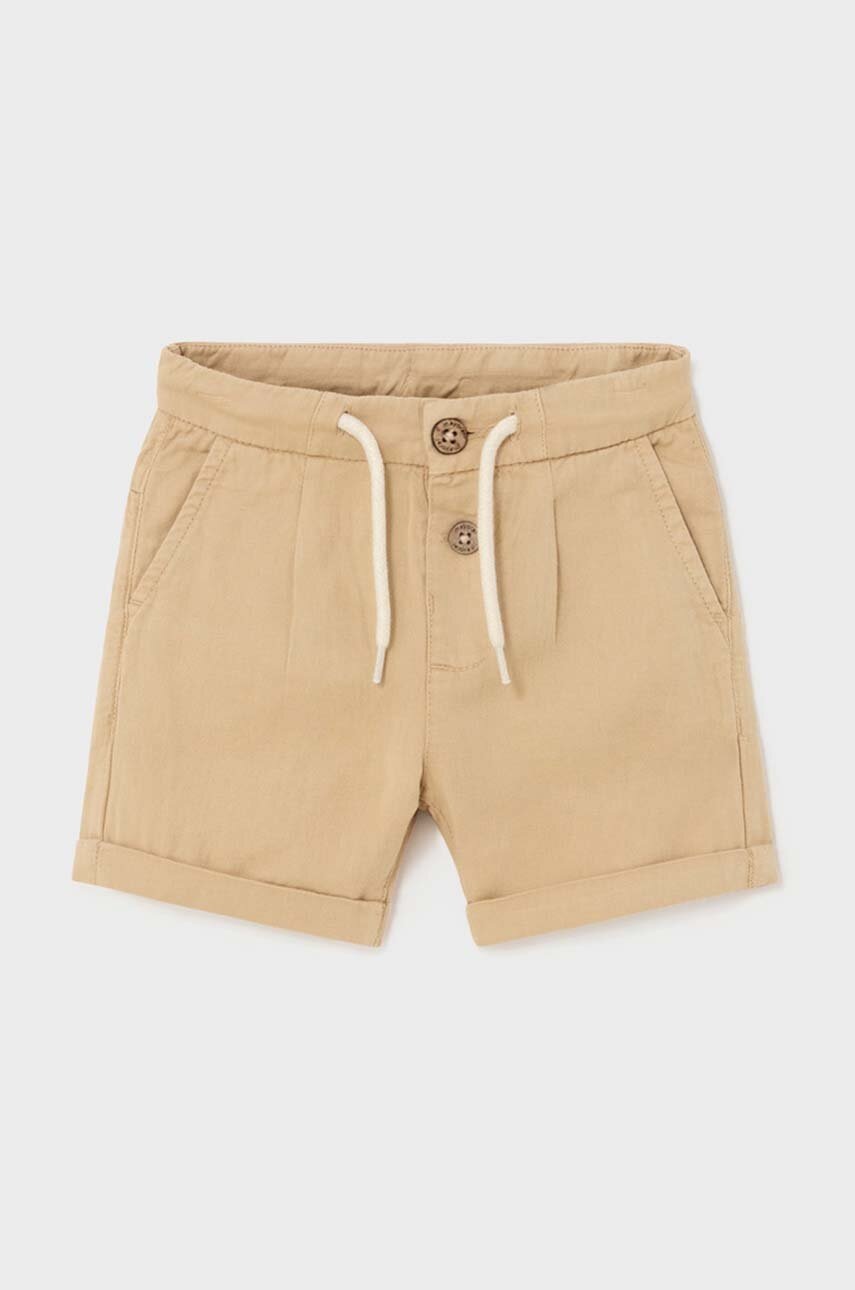 Шорты для младенцев Mayoral цвет бежевый