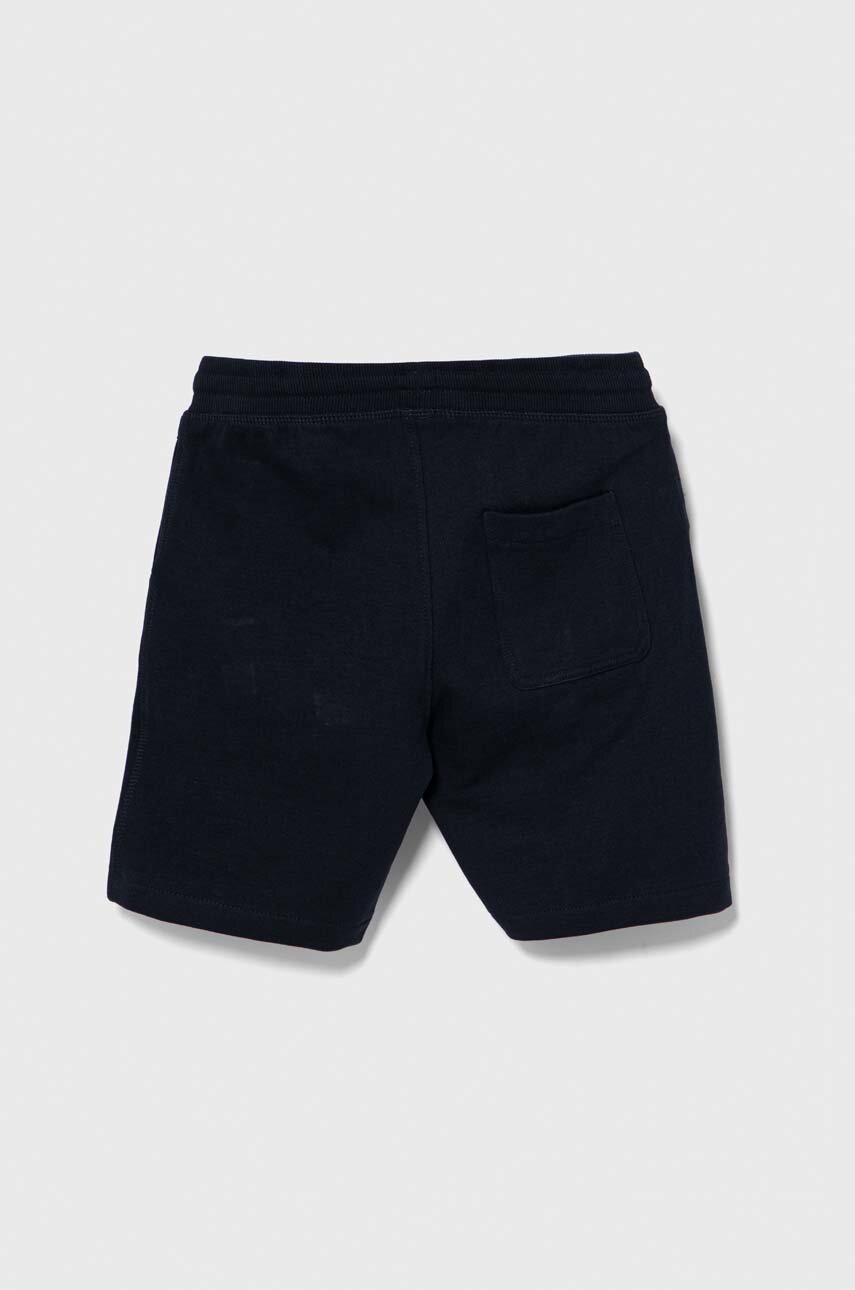 Детские хлопковые шорты Pepe Jeans NEW EDDIE SHORT цвет синий регулируемая талия