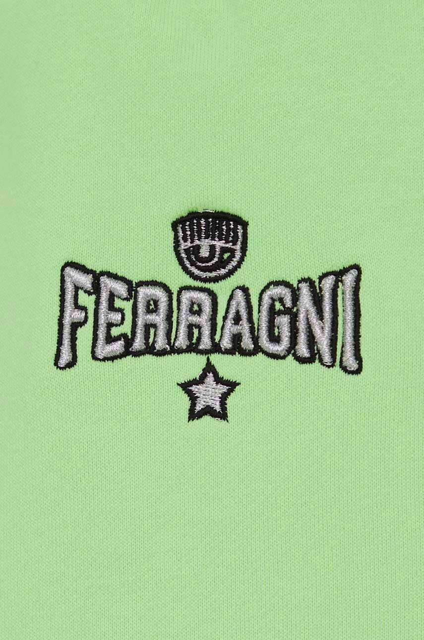 Βαμβακερό σορτσάκι Chiara Ferragni χρώμα: πράσινο φωτογραφία