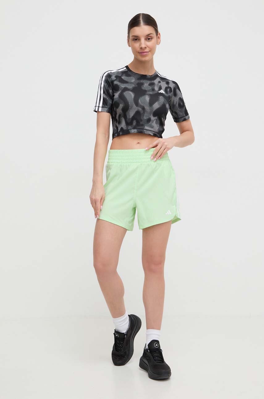 Σορτς προπόνησης adidas Performance Pacer Pacer χρώμα: πράσινο IT7763 φωτογραφία
