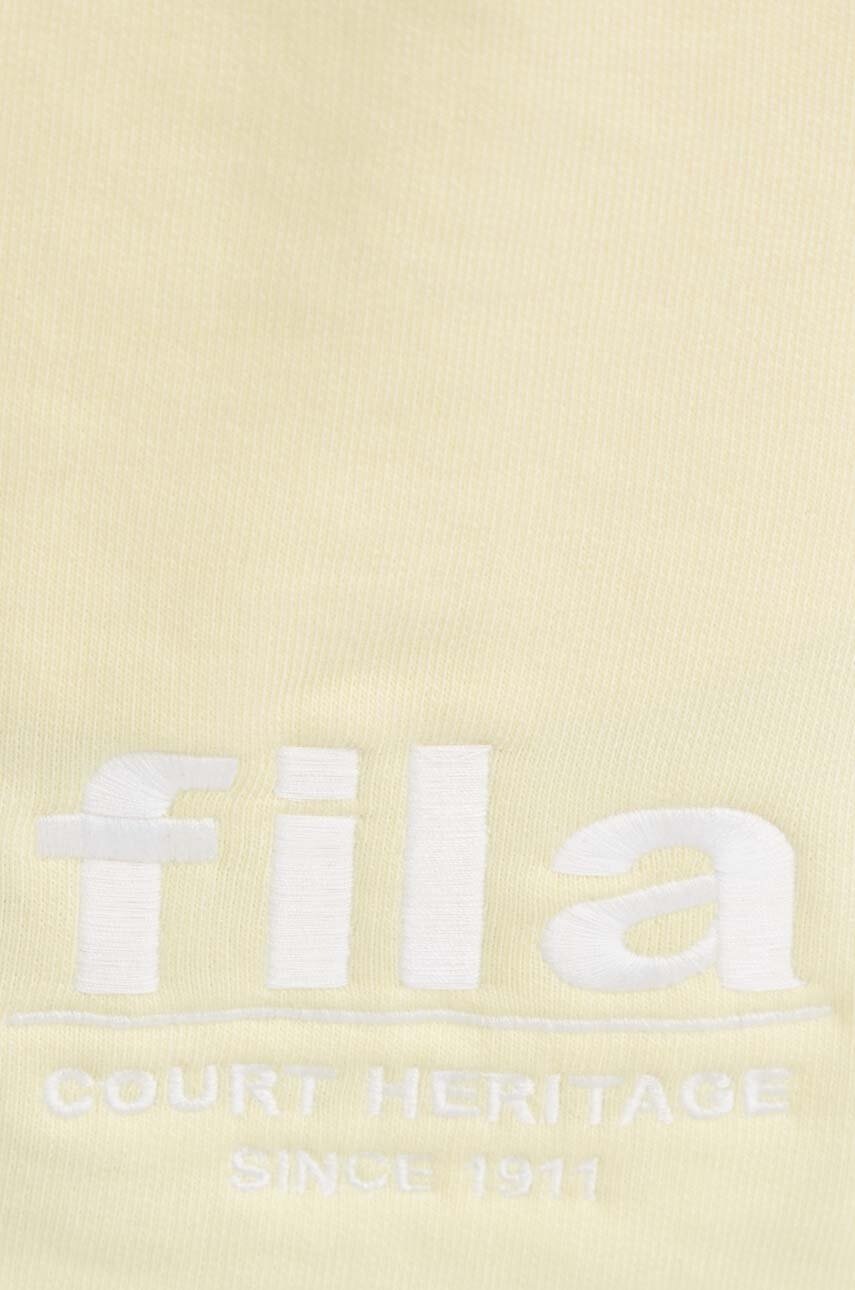 Σορτς Fila Linyi χρώμα: κίτρινο, FAW0763 φωτογραφία