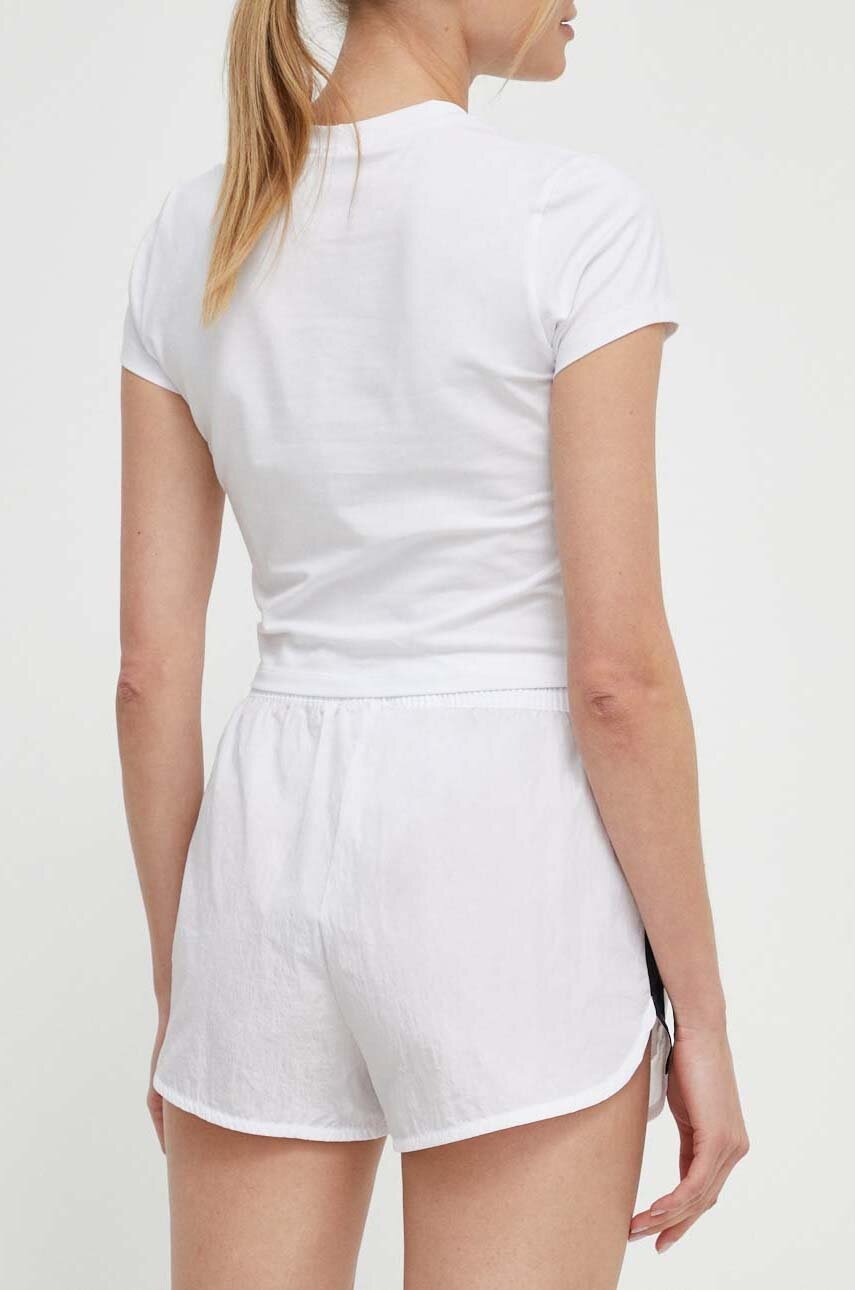 Fila rövidnadrág Limassol női, fehér, mintás, magas derekú, FAW0775 termék 2. képe