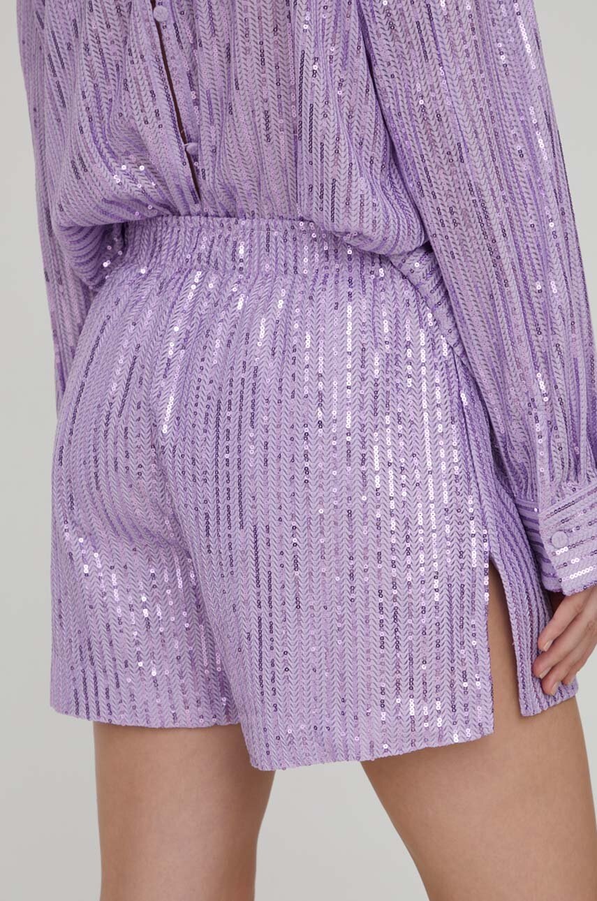 Σορτς Stine Goya χρώμα: μοβ φωτογραφία