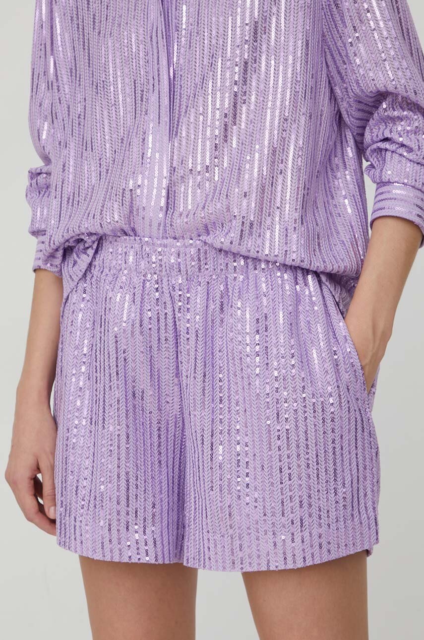 Σορτς Stine Goya χρώμα: μοβ φωτογραφία