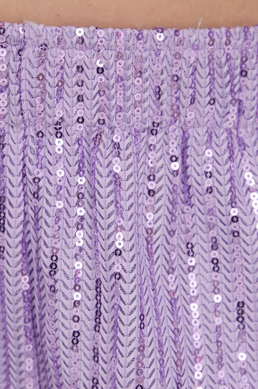 Σορτς Stine Goya χρώμα: μοβ φωτογραφία