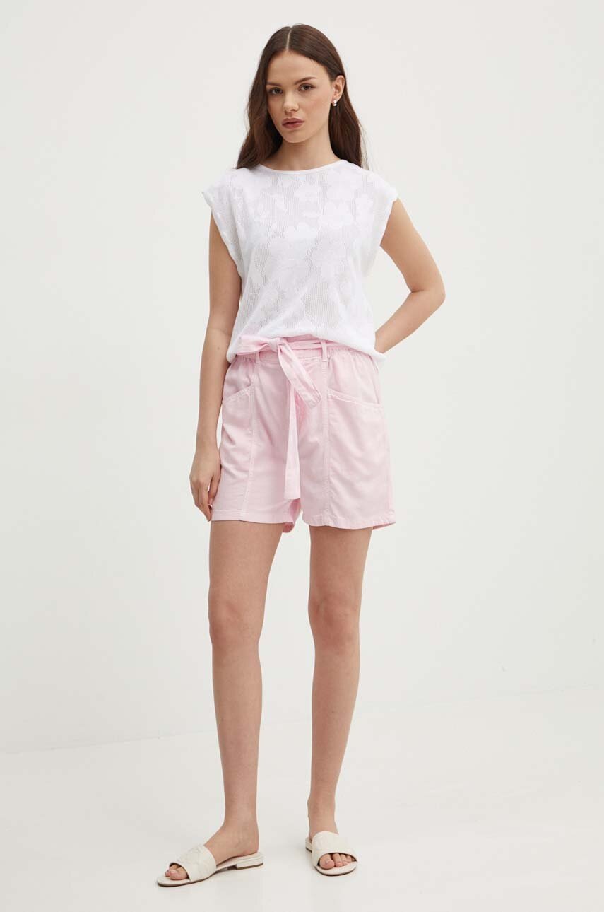 Σορτς Pepe Jeans VALLE VALLE χρώμα: ροζ, PL801097 PL801097 φωτογραφία