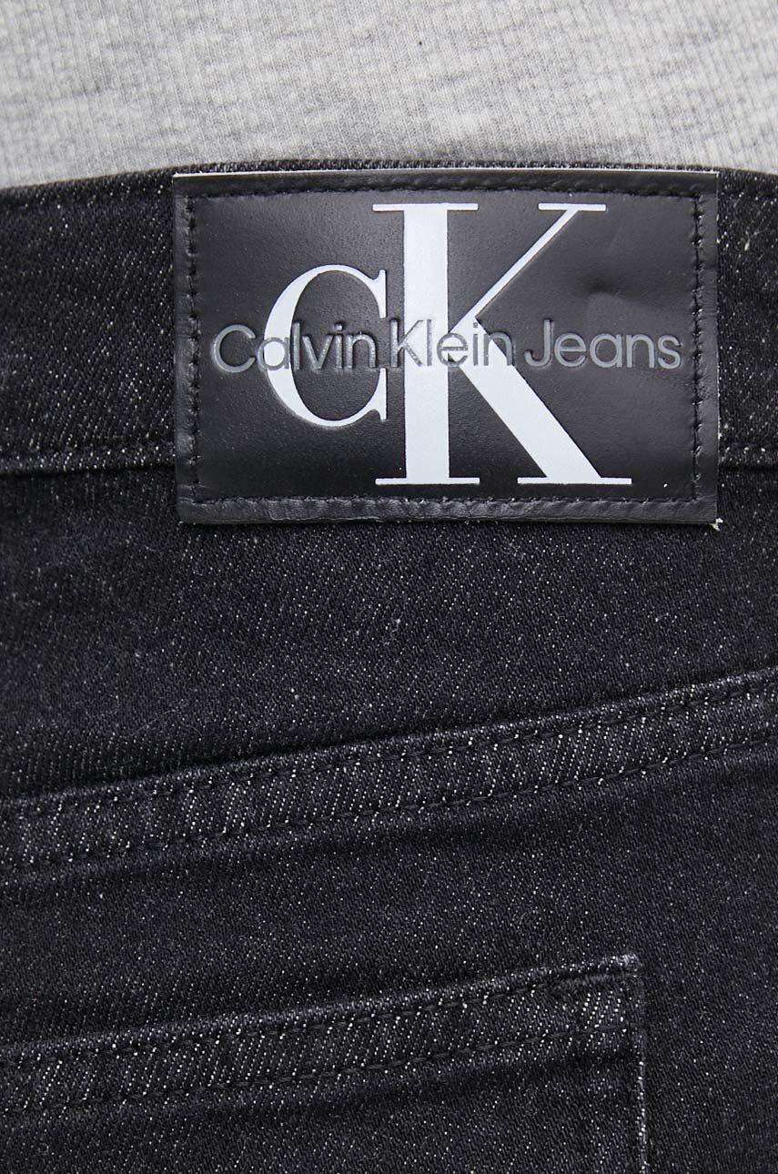 Jeans Kratke Hlače Calvin Klein Jeans ženske, črna Barva, J20J222808