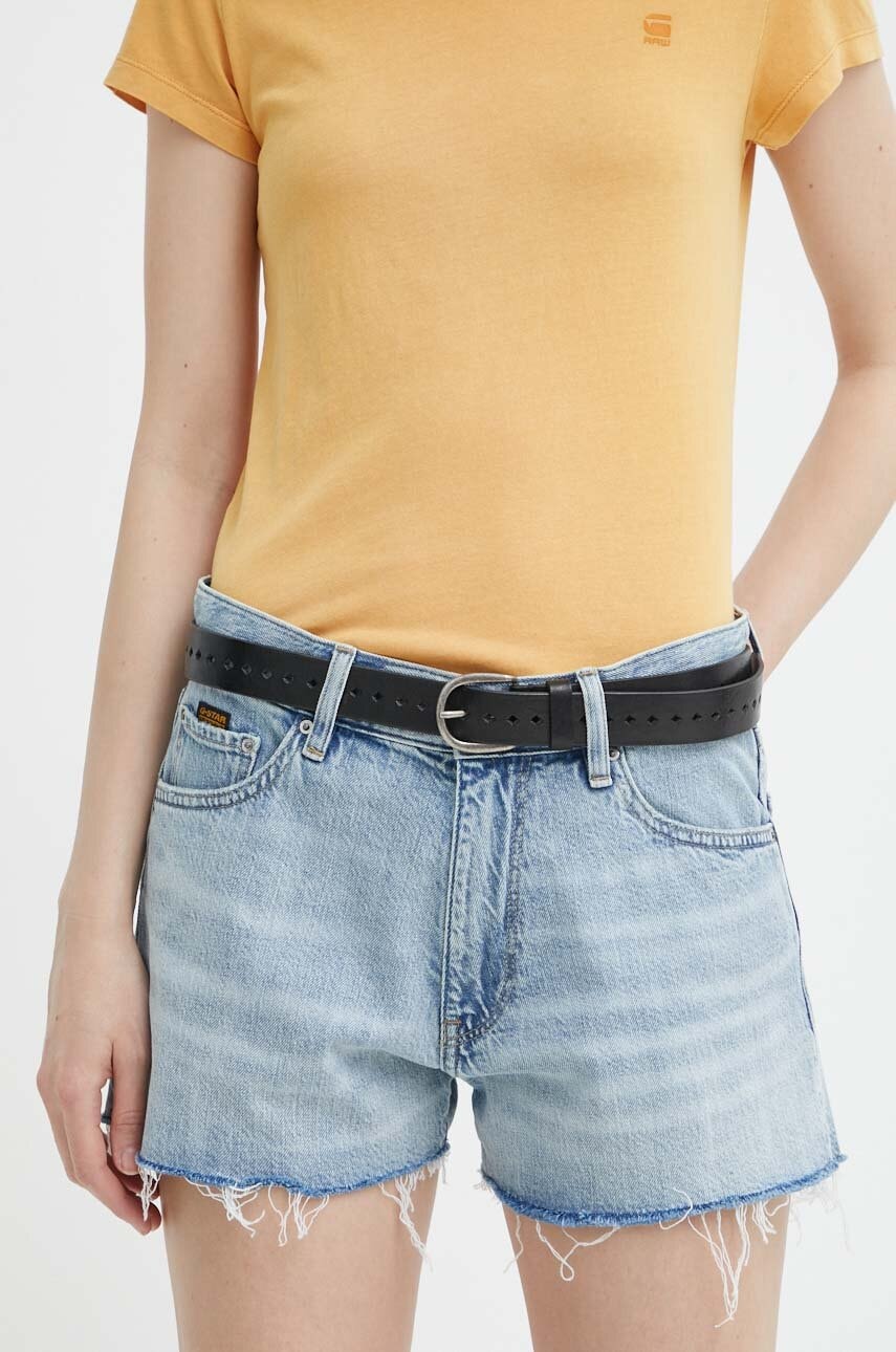 G-Star pantaloni scurți jeans femei, uni, high waist - 0 | YEO