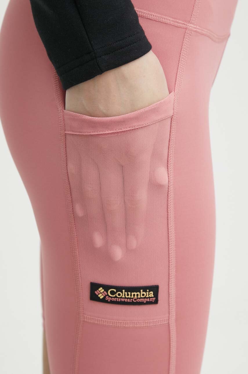 Σορτς Columbia Painted Peak χρώμα: ροζ, 2076061 φωτογραφία