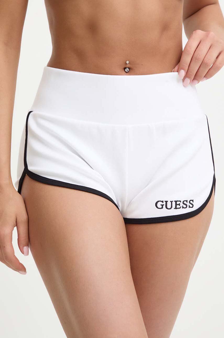 Plážové šortky Guess bílá barva, E4GD04 KBP41