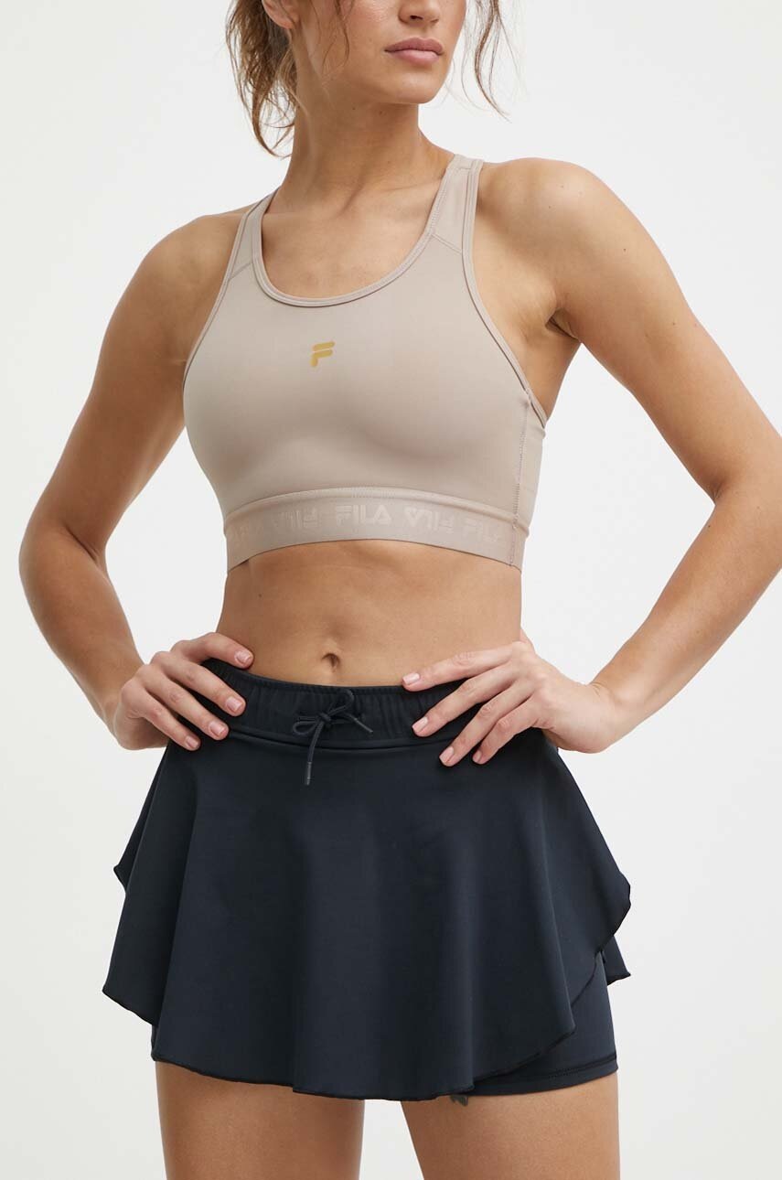 

Спортна пола Under Armour Essential в черно къса разкроена, Черен