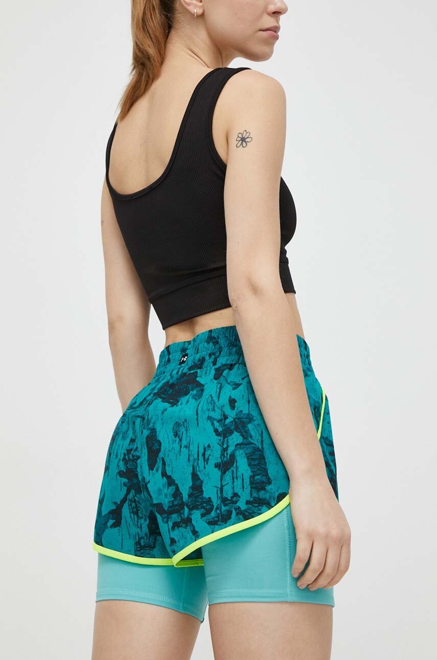 Σορτς προπόνησης Under Armour Project Rock χρώμα: πράσινο φωτογραφία