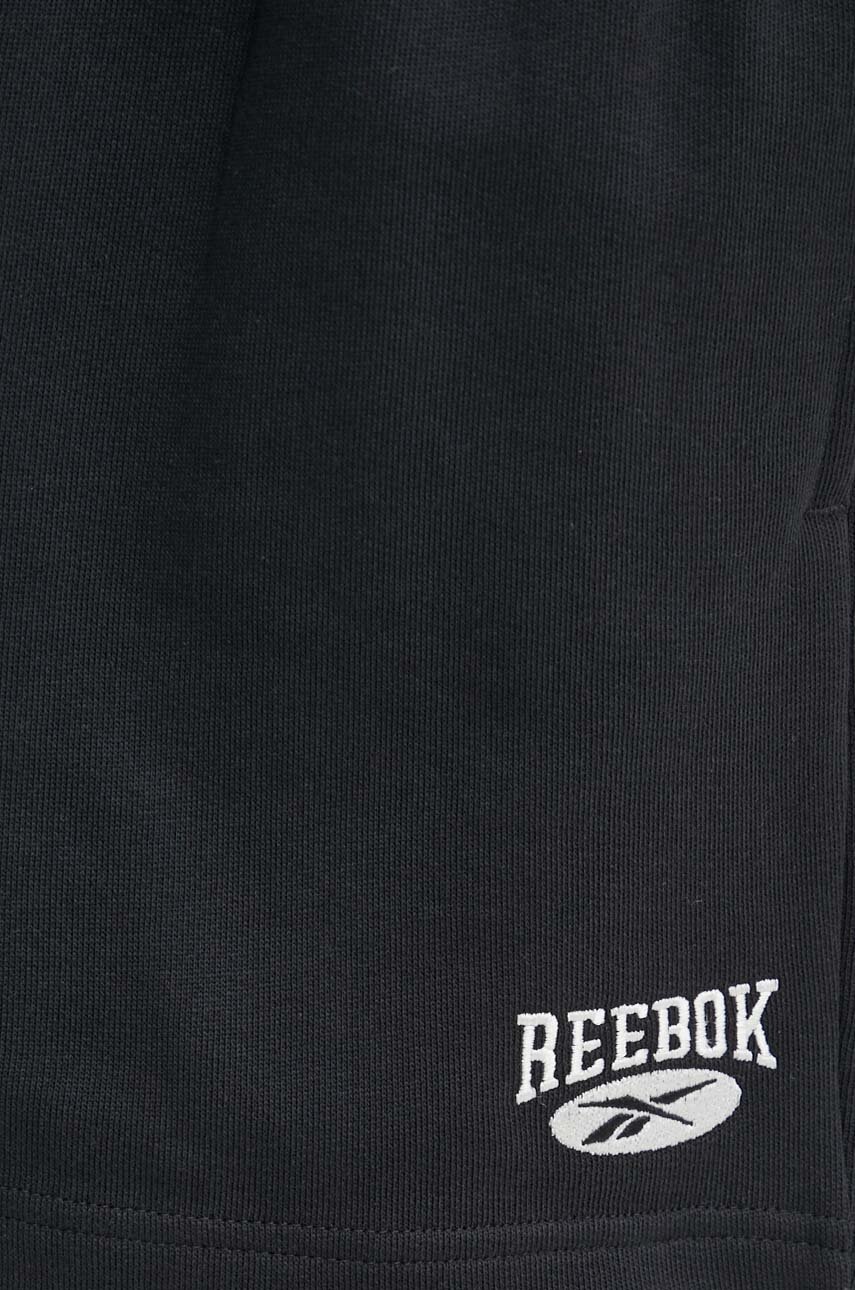 Σορτς Reebok Classic Archive Essentials χρώμα: μαύρο, 100075518 φωτογραφία