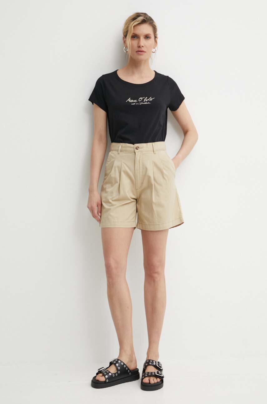 Σορτς Levi's χρώμα: μπεζ φωτογραφία