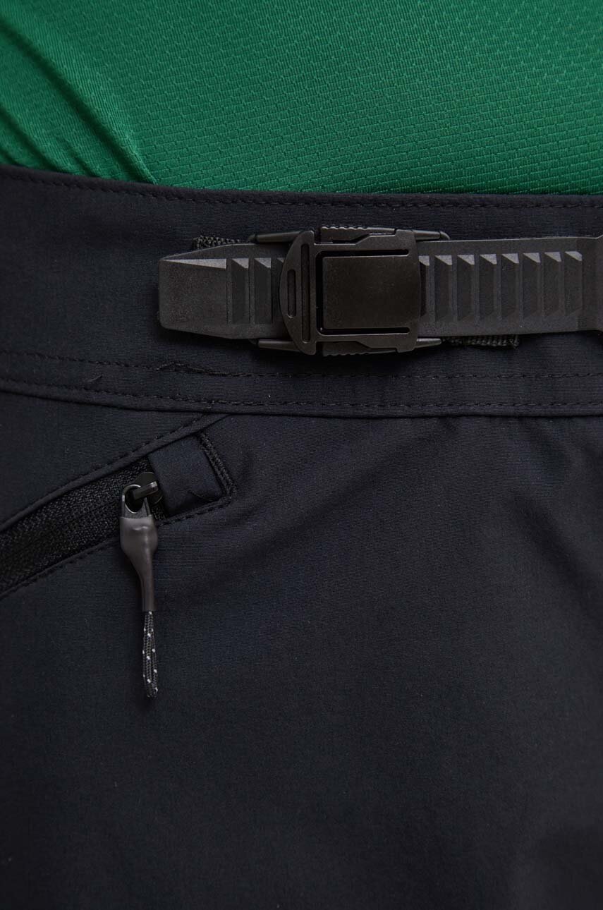 Σορτς εξωτερικού χώρου Picture Vellir Long χρώμα: μαύρο, WSH080 φωτογραφία