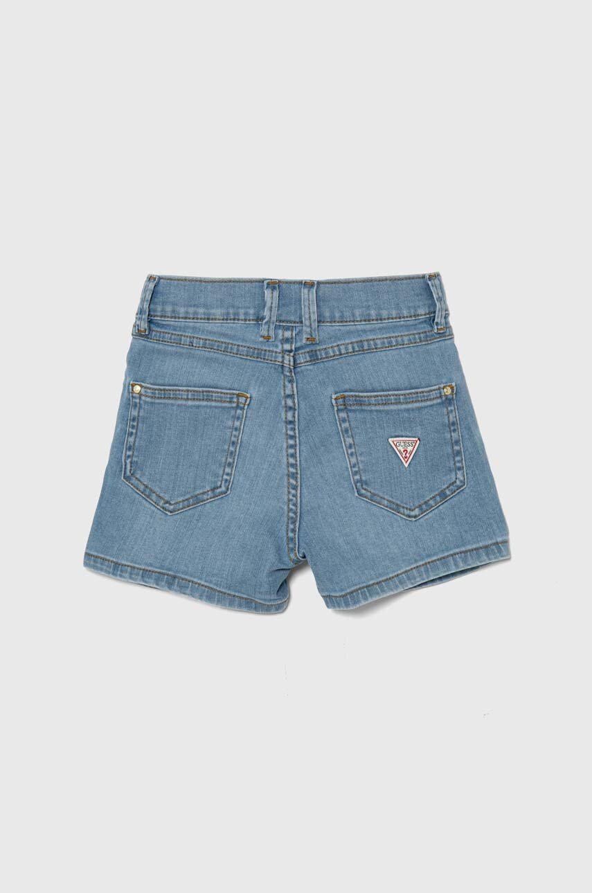 Детские джинсовые шорты Guess однотонные регулируемая талия