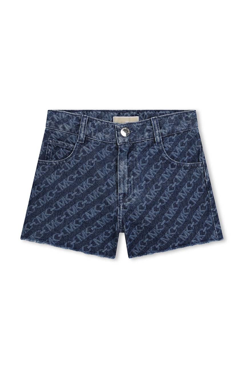Детские джинсовые шорты Michael Kors с узором Детские джинсовые шорты Michael Kors с узором