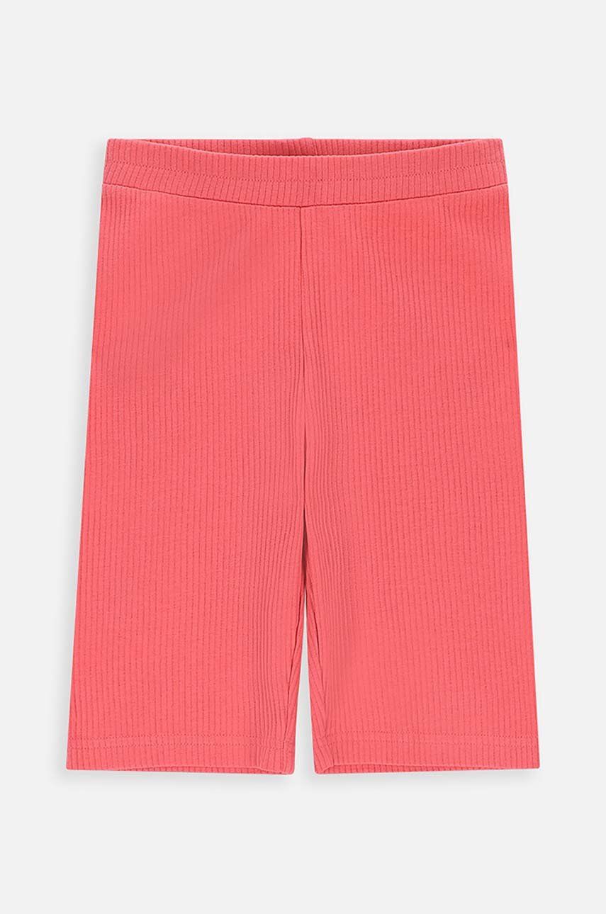 Coccodrillo pantaloni scurti copii culoarea rosu, neted
