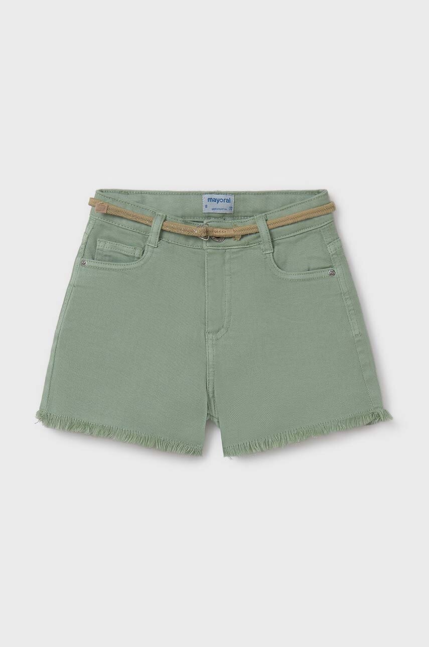 Mayoral pantaloni scurti copii culoarea verde, neted Mayoral pantaloni scurti copii culoarea verde, neted