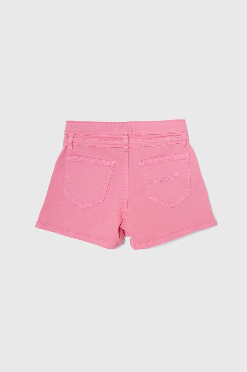 Детские штаны-юбка Pinko Up цвет розовый однотонные регулируемая талия