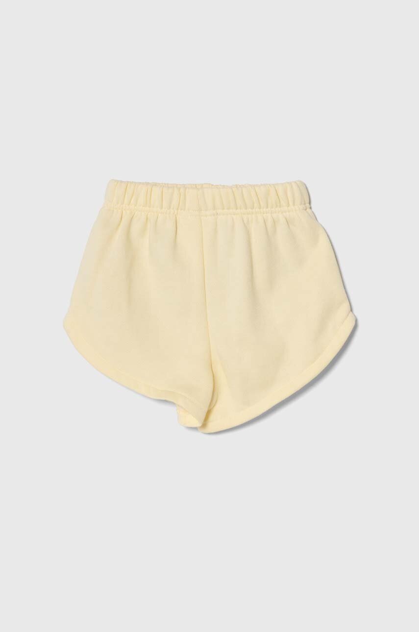 Детские шорты Vans FLUTTER FLY SHORT цвет жёлтый с принтом Детские шорты Vans FLUTTER FLY SHORT цвет жёлтый с принтом