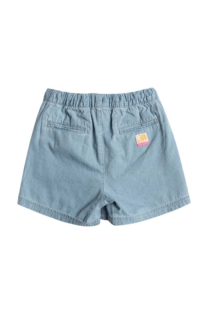 Детские хлопковые шорты Roxy CALLN ME однотонные