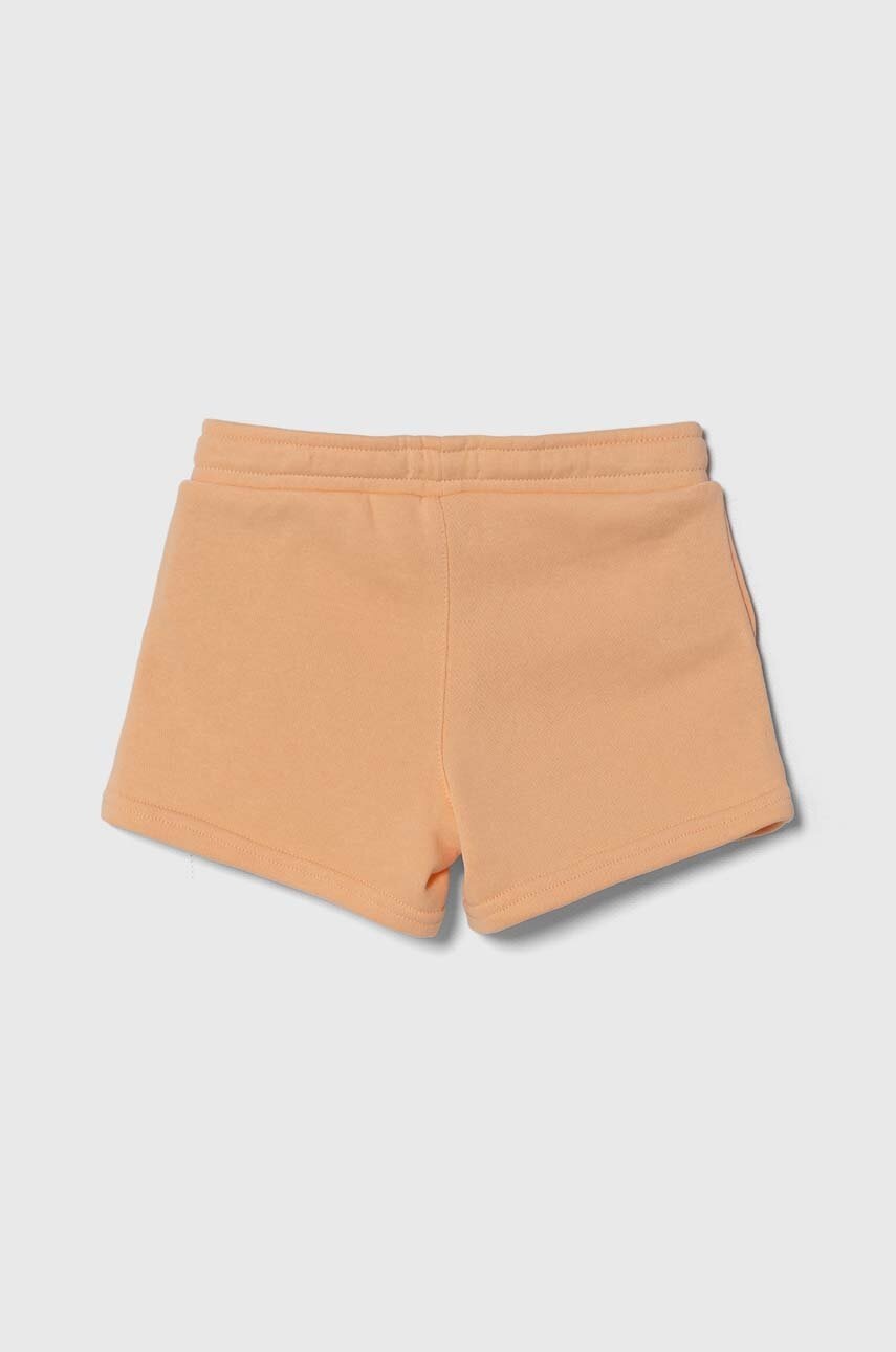 Детские шорты Roxy SURF FEELINGSHT цвет оранжевый однотонные регулируемая талия