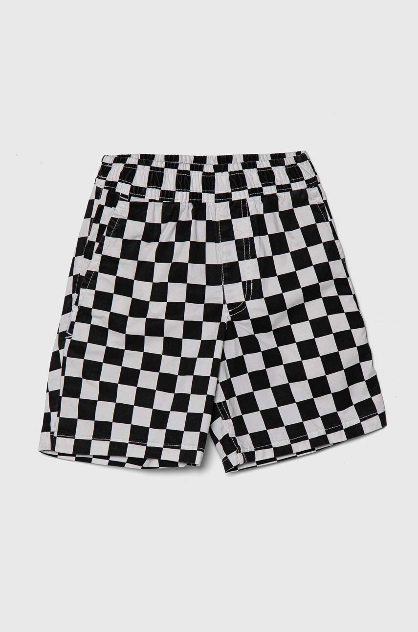 Vans pantaloni scurti copii BY RANGE ELASTIC WAIST SHORT KIDS culoarea alb, modelator