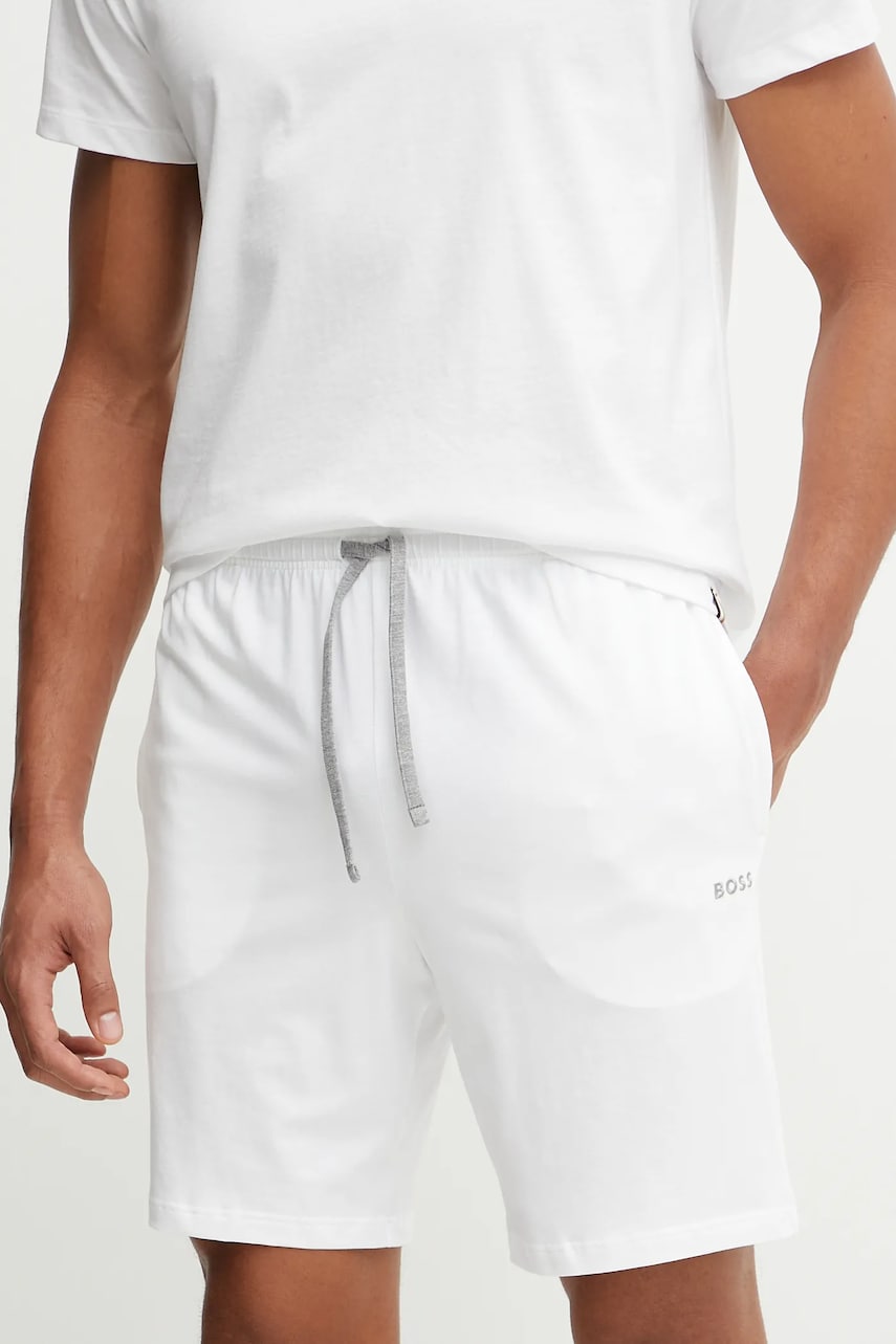 BOSS pantaloni scurți de lounge culoarea alb, 50515314 BOSS pantaloni scurți de lounge culoarea alb, 50515314