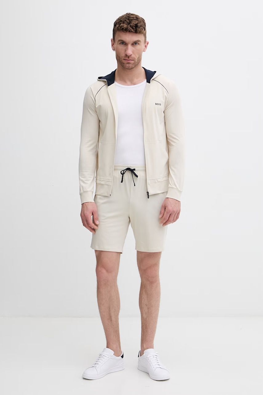 BOSS šortky lounge pánske bavlnené s elastanom Mix&Match Short CW