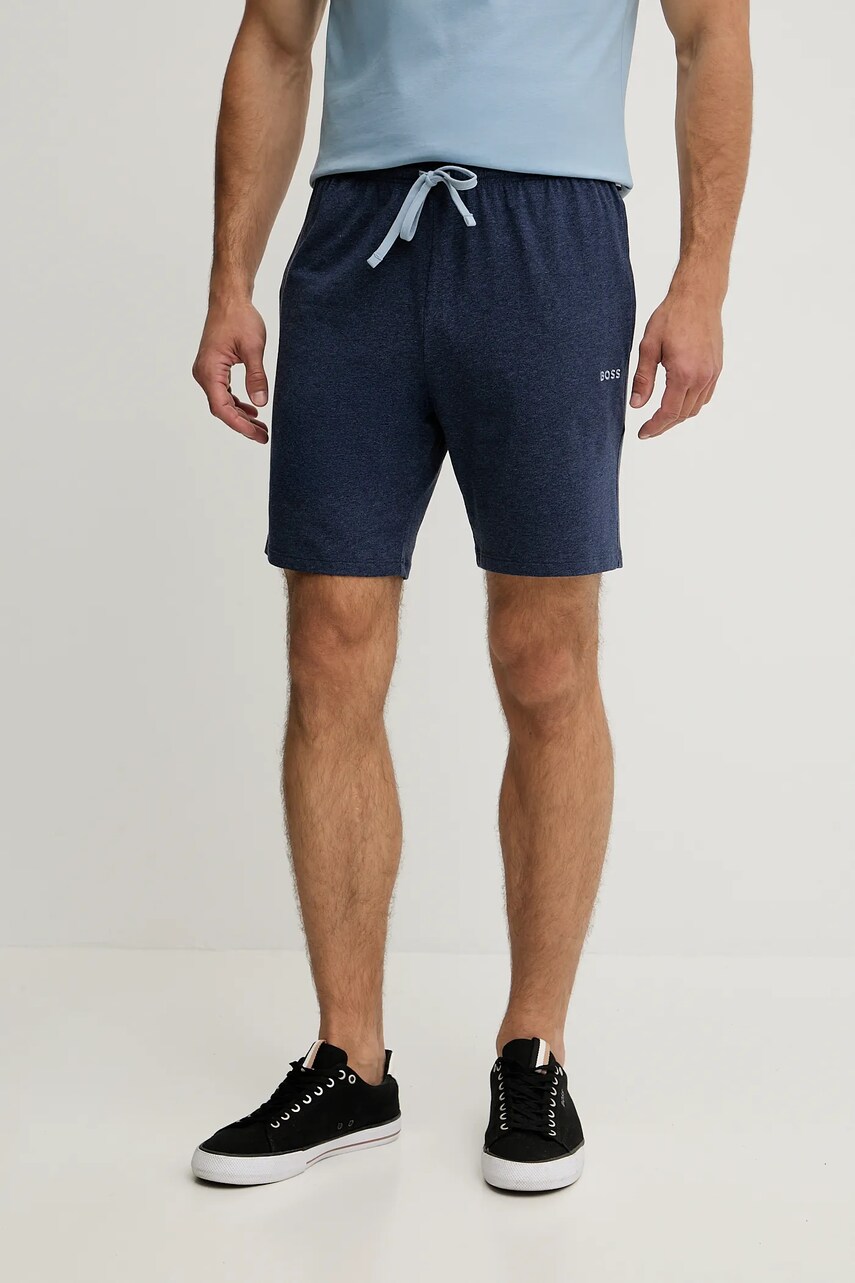 BOSS pantaloni scurti   de lounge culoarea turcoaz, 50515314