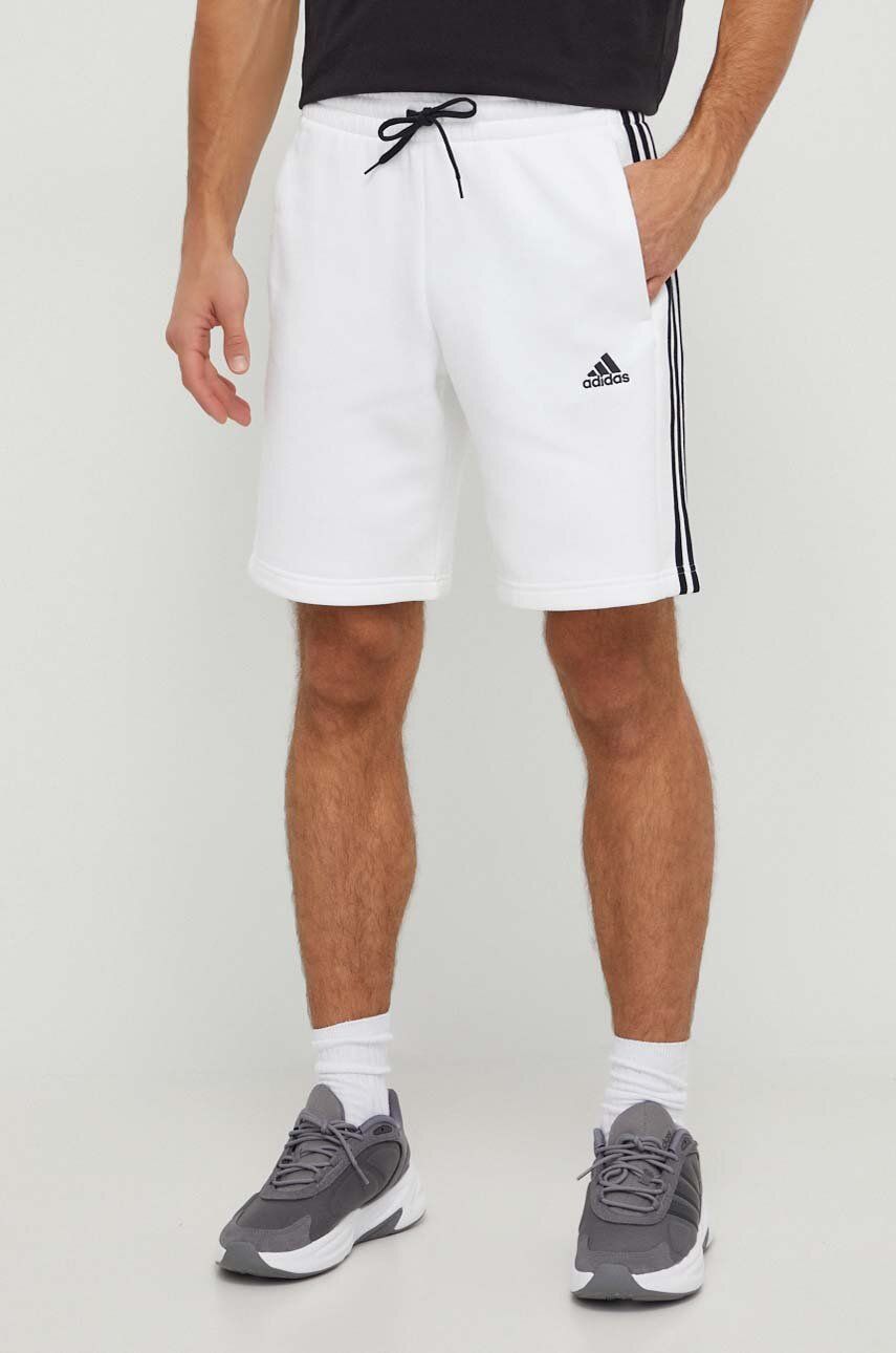 adidas pantaloni scurți bărbați, culoarea alb IJ8895