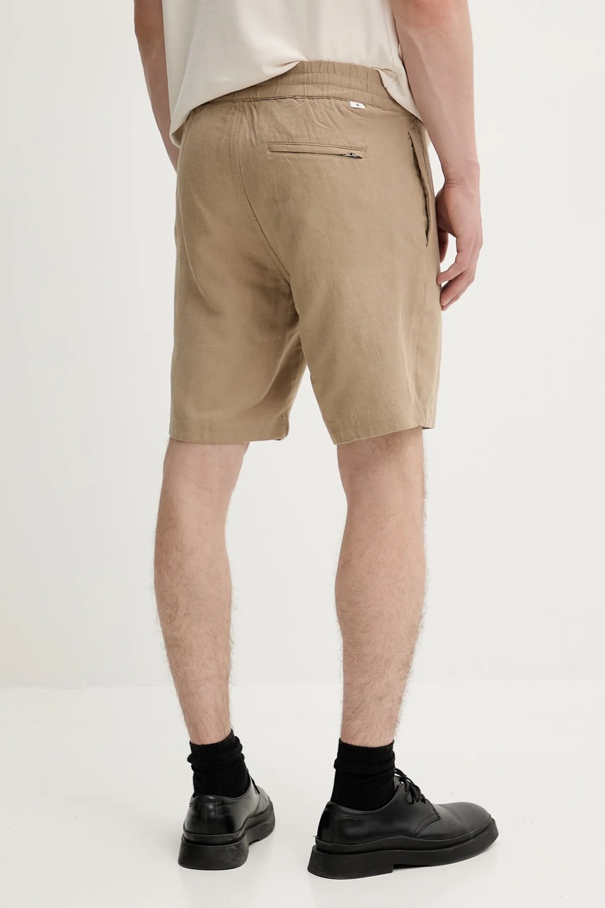 Lněné kraťasy Samsoe Samsoe SMITH (obrázek 3)