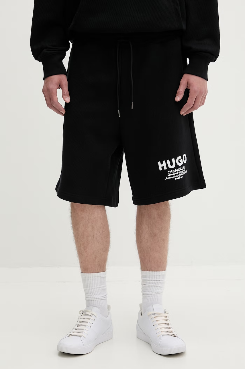 HUGO Blue pantaloni scurți de trening pentru bărbați, din bumbac Nomario