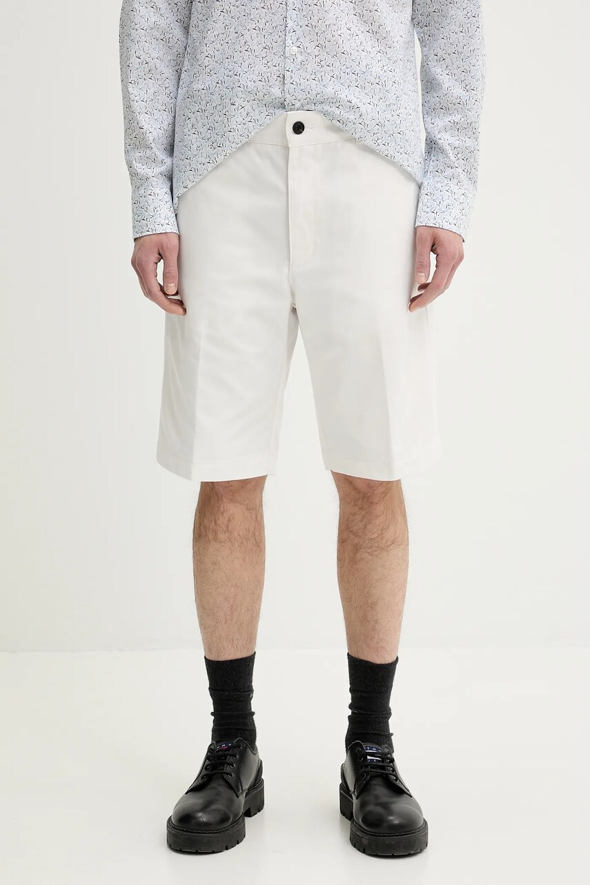 HUGO pantaloni scurti barbati, culoarea bej