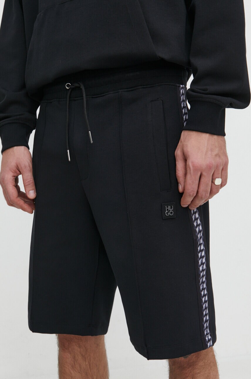 HUGO pantaloni scurti barbati, culoarea negru 50510122