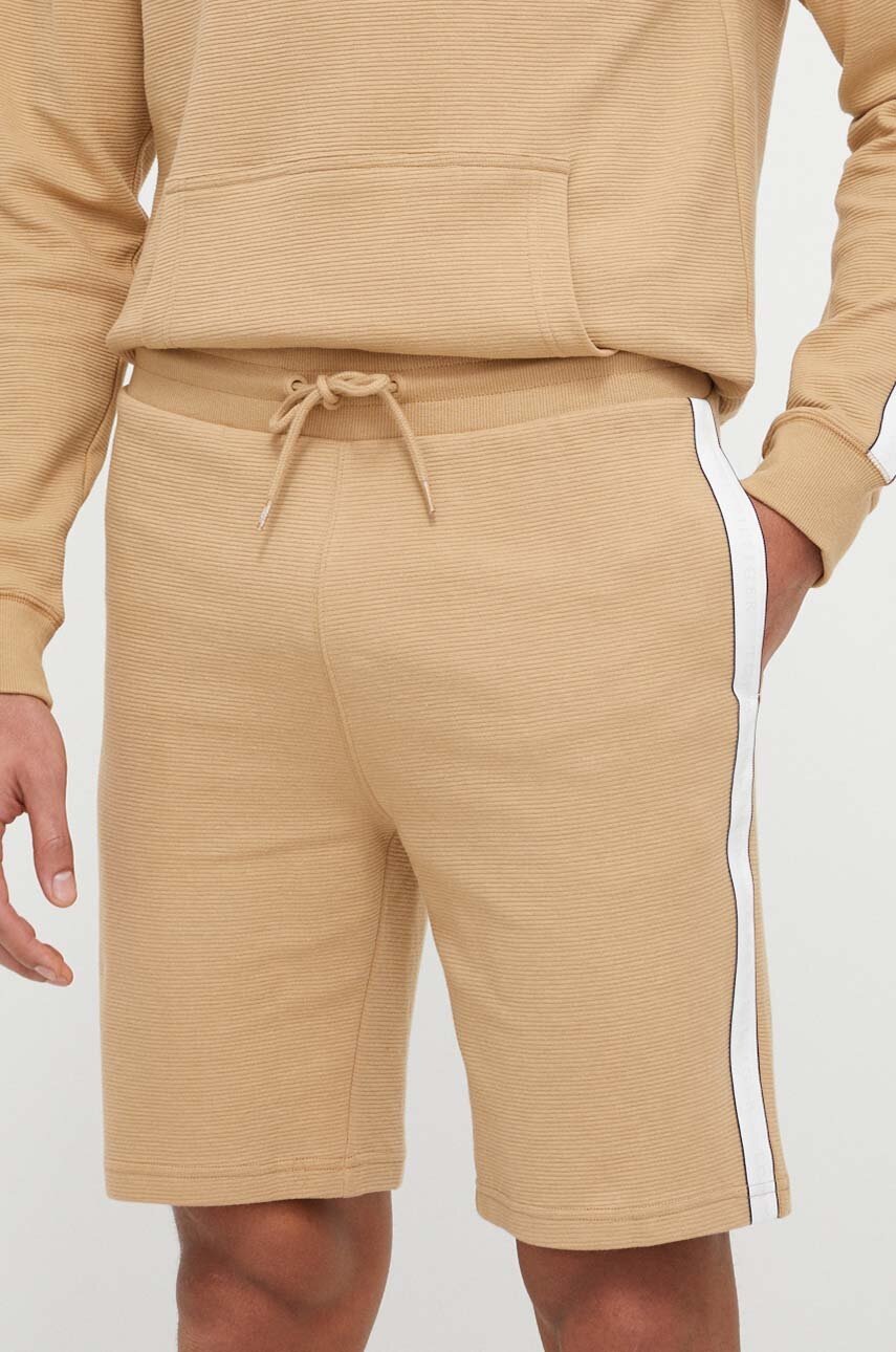 

Домашен къс панталон Tommy Hilfiger в бежово UM0UM03008, Бежов