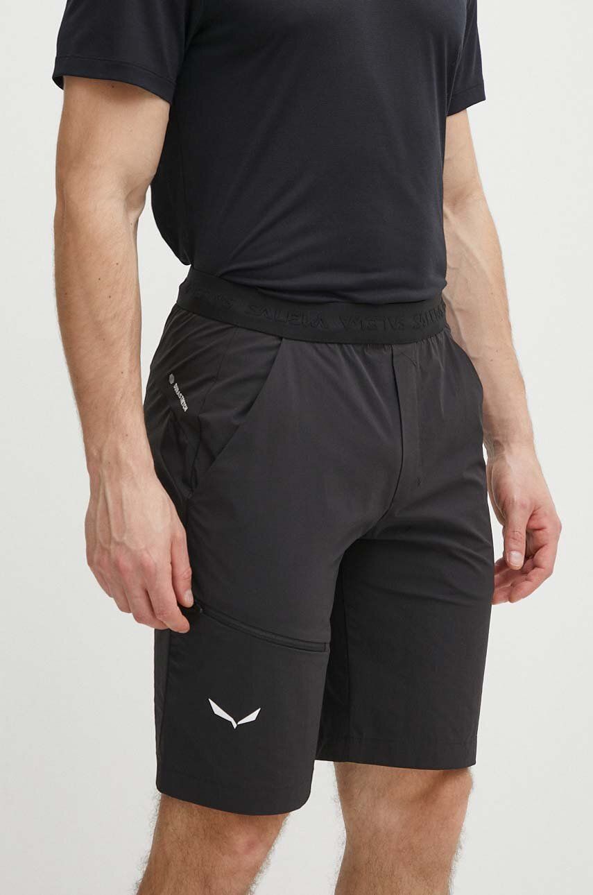 Salewa pantaloni scurți outdoor Puez 4 culoarea negru, 00-0000028963