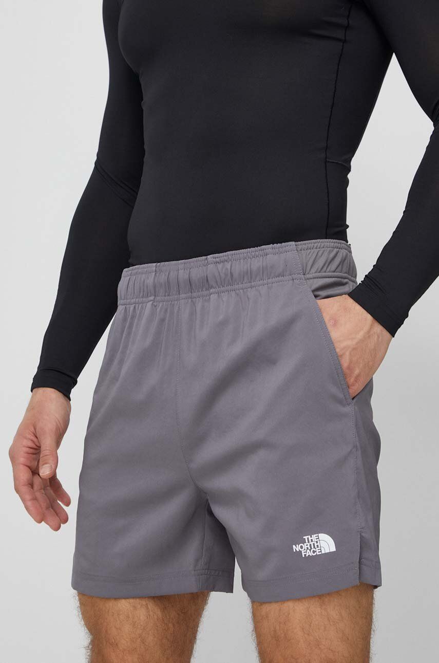 The North Face pantaloni scurti sport barbati, culoarea gri, NF0A882D0UZ1