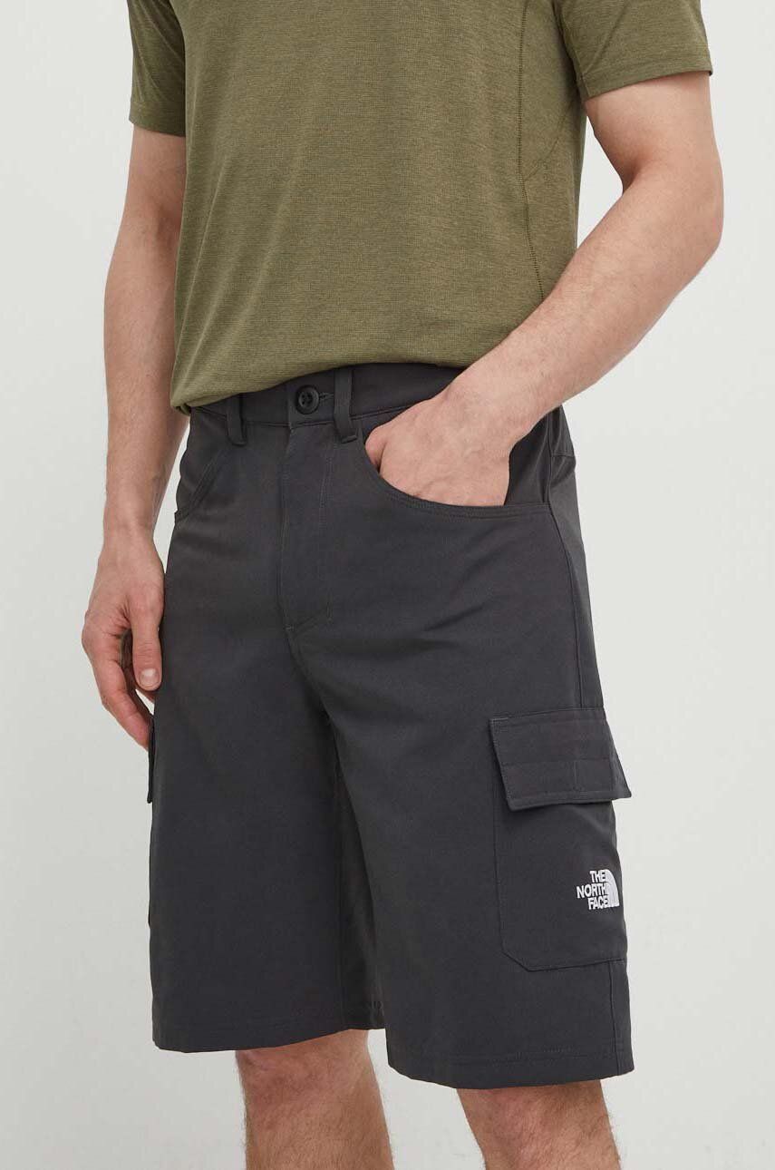 The North Face pantaloni scurți outdoor Horizon culoarea gri, NF0A824D0C51