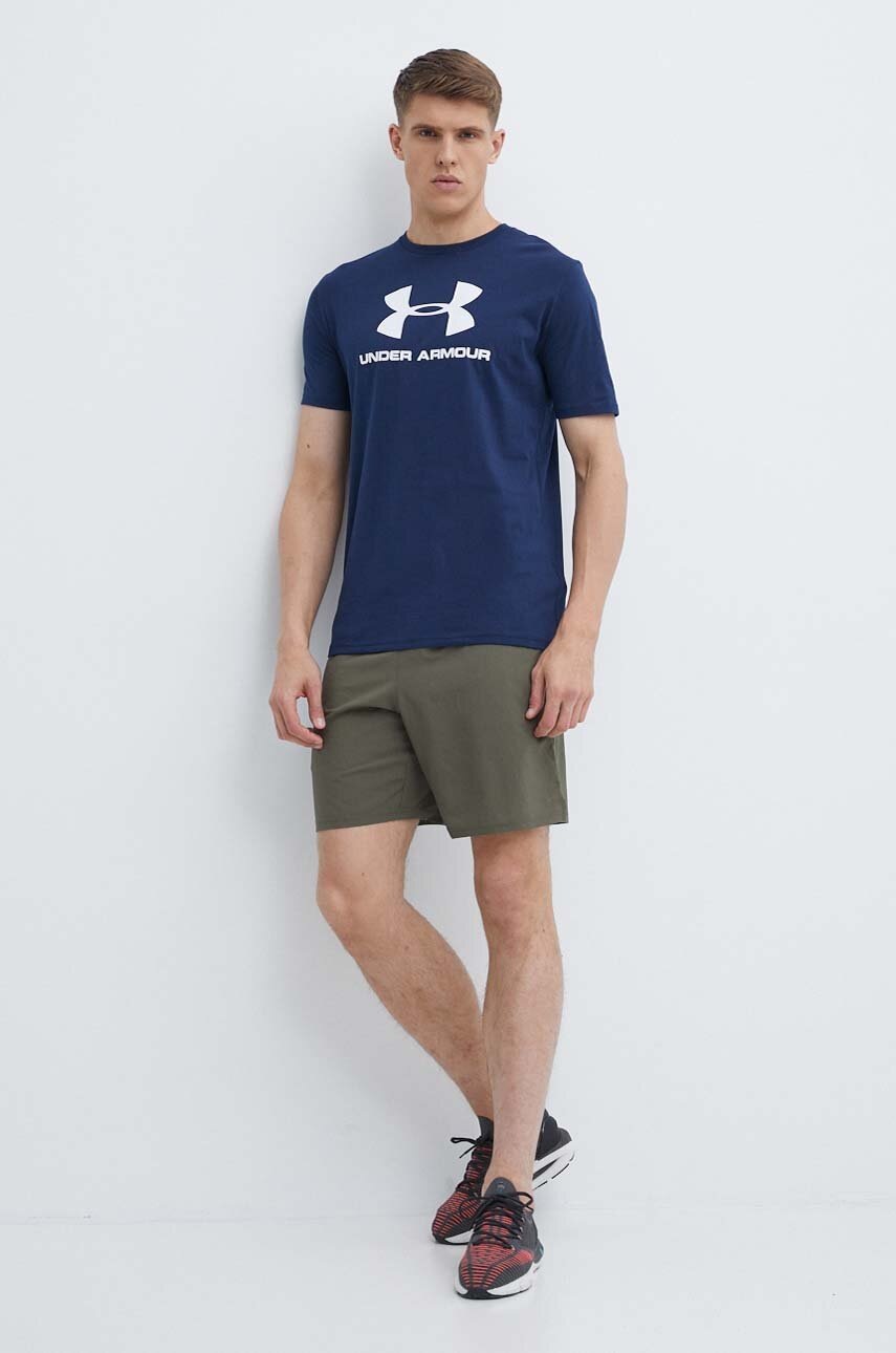 Σορτς προπόνησης Under Armour Tech χρώμα: πράσινο φωτογραφία