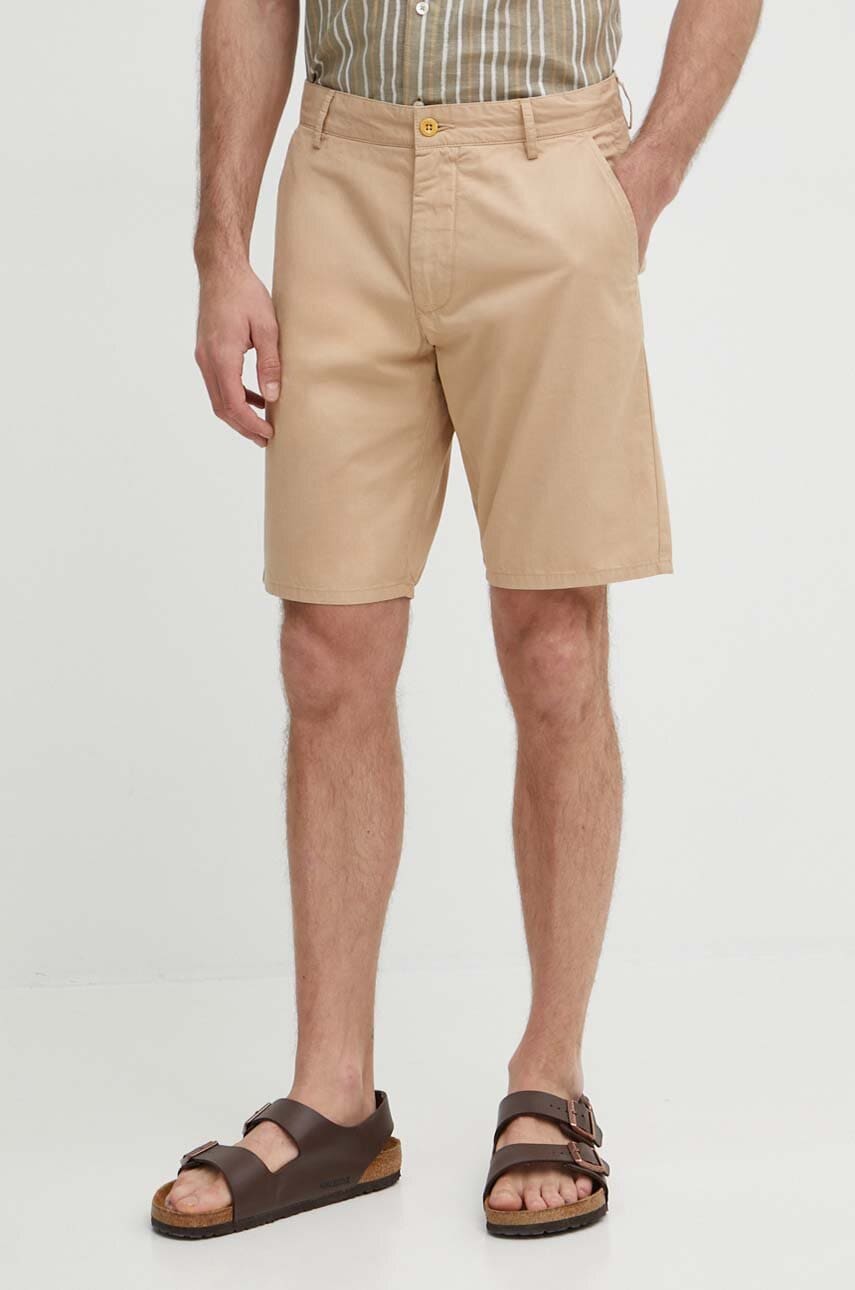Gant pantaloni scurti din bumbac culoarea bej