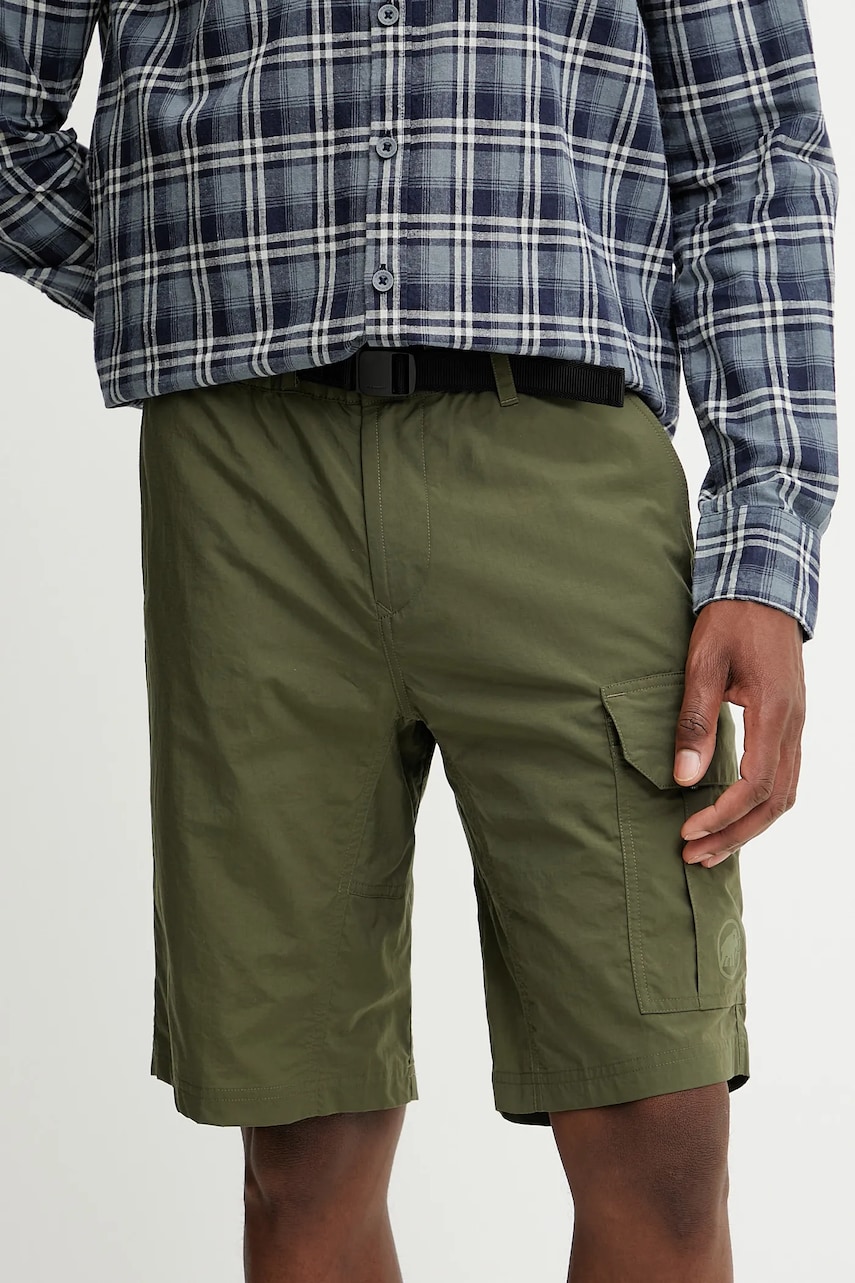 Mammut pantaloni scurți outdoor culoarea verde, 1023-00980