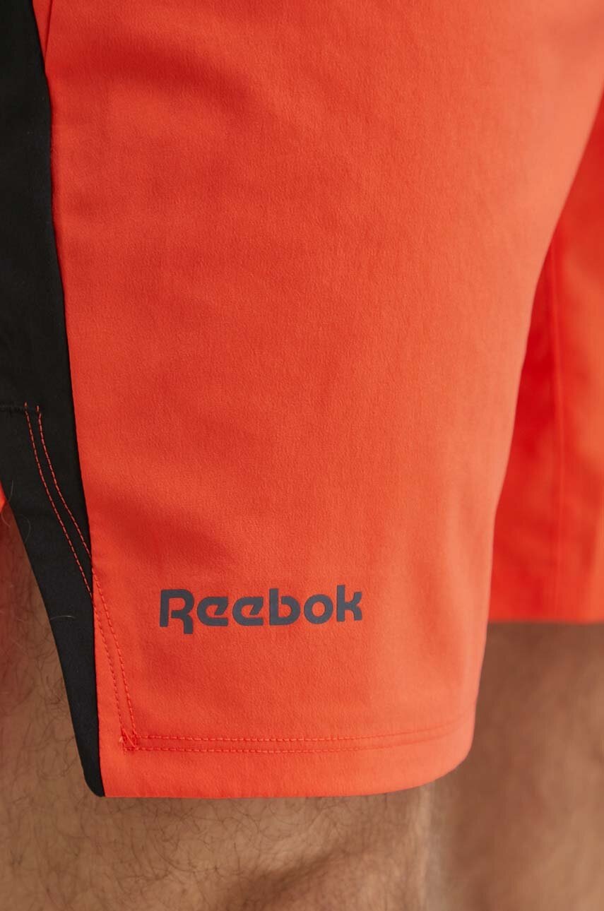Σορτς τρεξίματος Reebok Speed 4.0 χρώμα: πορτοκαλί, 100075608 φωτογραφία