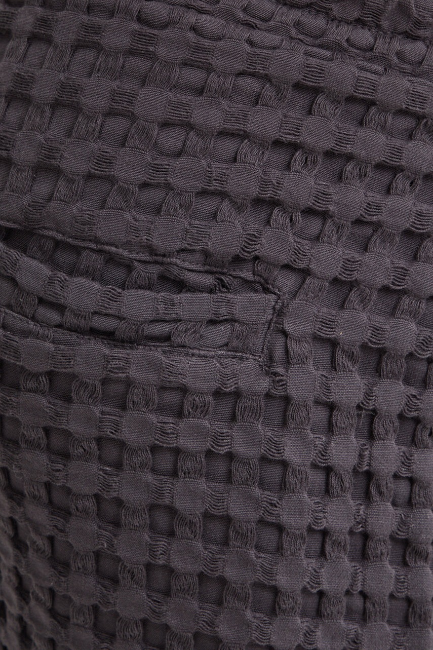 Βαμβακερό σορτσάκι OAS χρώμα: μαύρο φωτογραφία