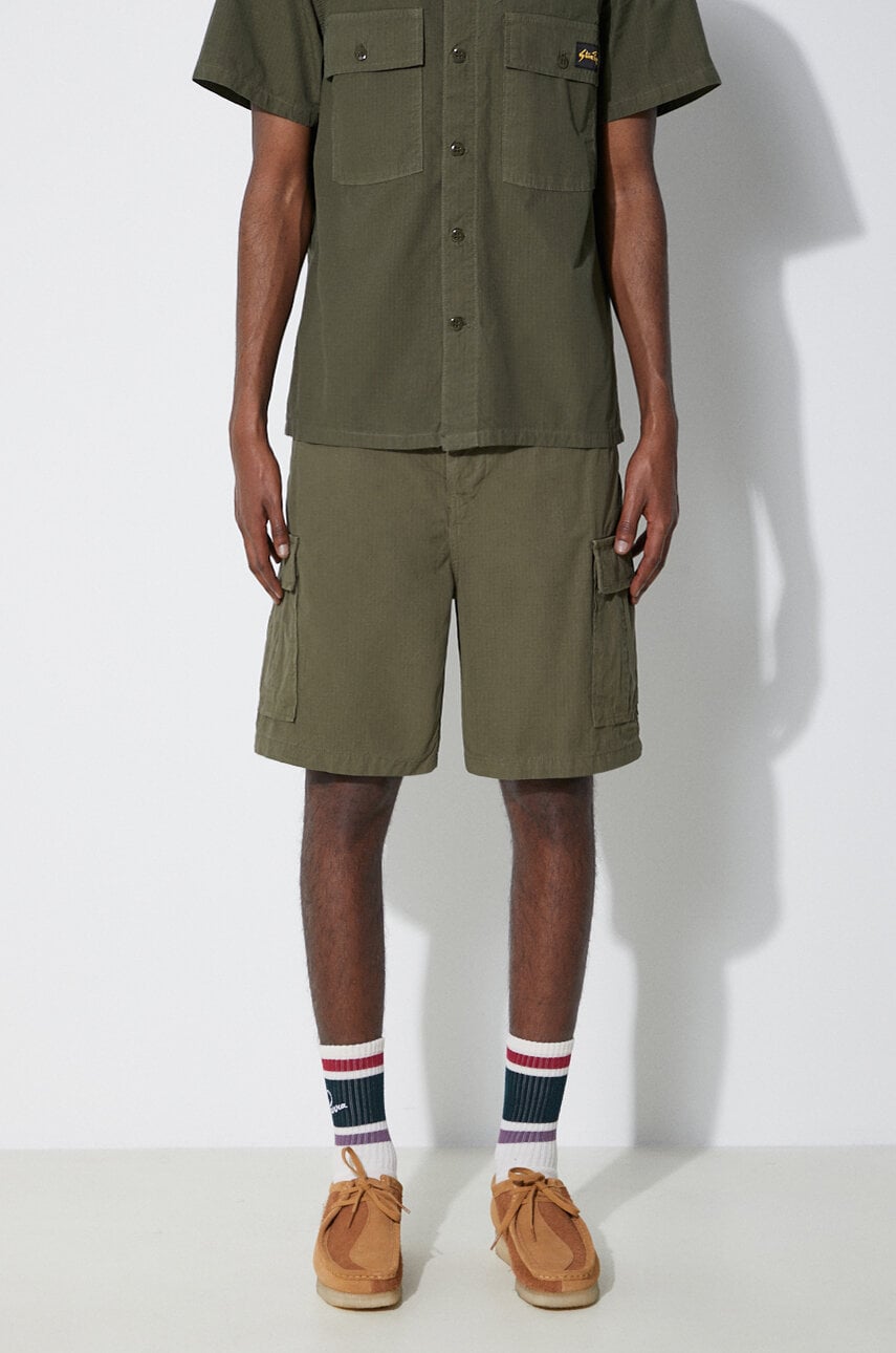 Stan Ray pantaloni scurti din bumbac Cargo culoarea verde, SS2402622 Stan Ray pantaloni scurti din bumbac Cargo culoarea verde, SS2402622