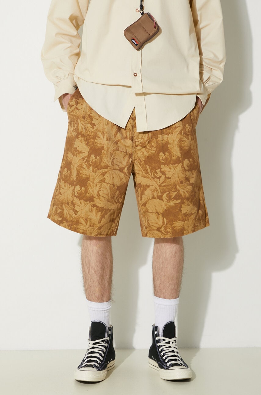 thisisneverthat pantaloni scurti din bumbac Beach Short culoarea galben, TN241WSOKS01 thisisneverthat pantaloni scurti din bumbac Beach Short culoarea galben, TN241WSOKS01