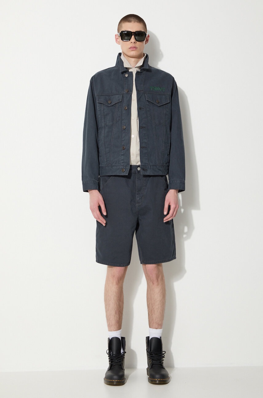 Τζιν σορτς thisisneverthat Carpenter Short χρώμα: ναυτικό μπλε, TN241WSOKS05 φωτογραφία