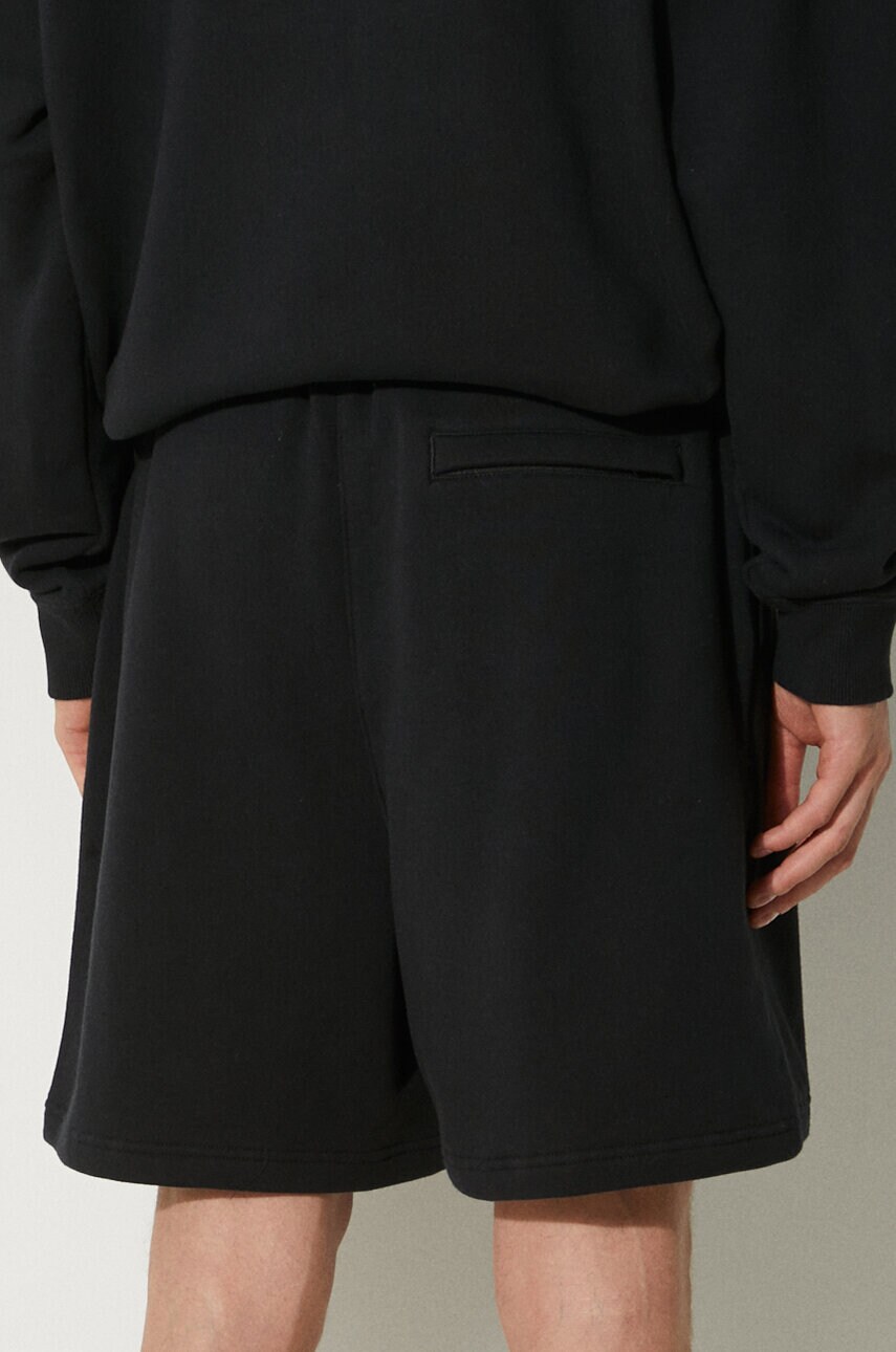 Awake NY pamut rövidnadrág Awake Sweatshort fekete, melange, SP24-PA006 termék 2. képe