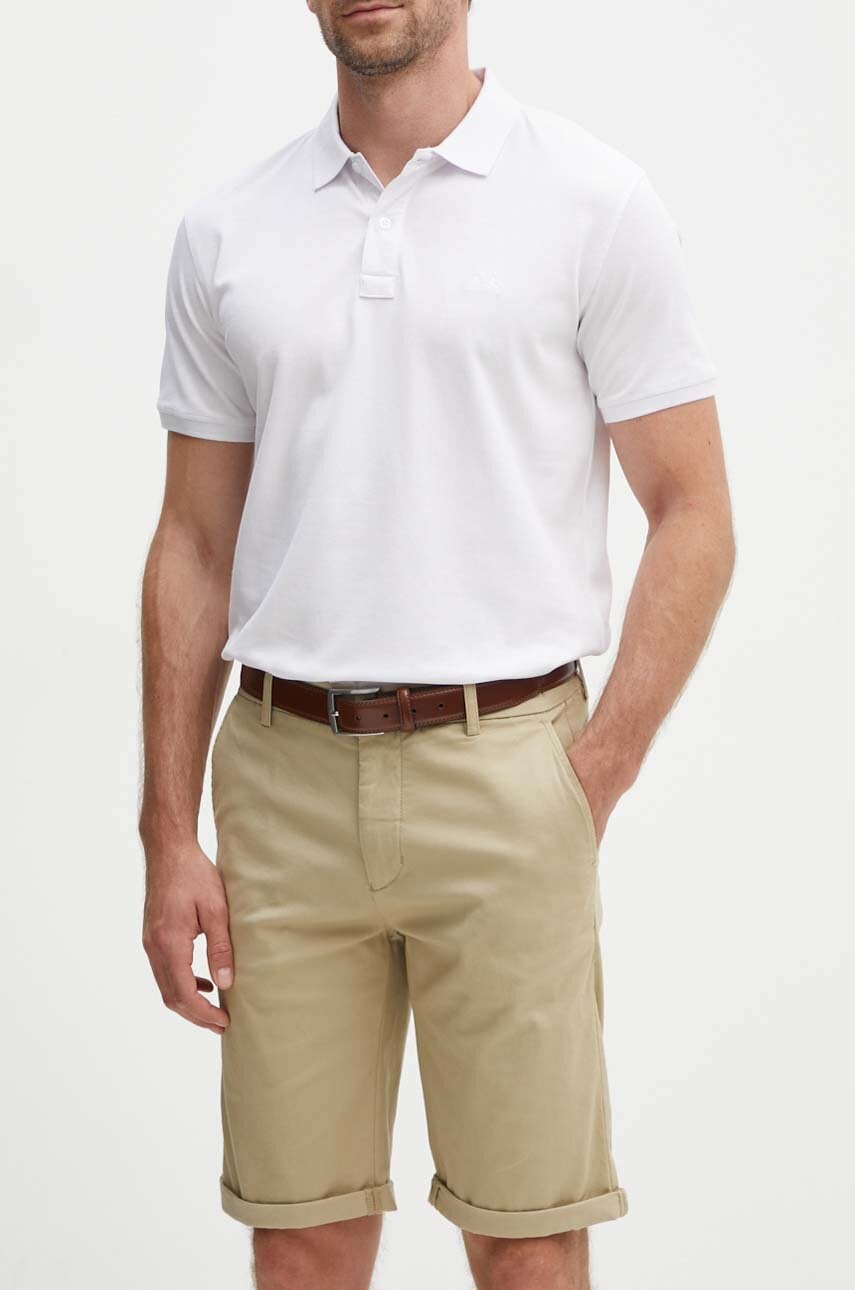 Lindbergh pantaloni scurti barbati, culoarea verde, 30-505044